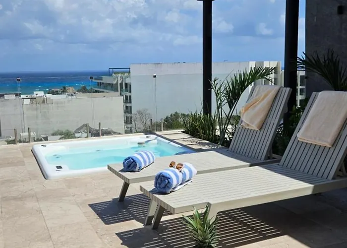 Apartamento Luxury En Menesse Cocobeach Playa del Carmen